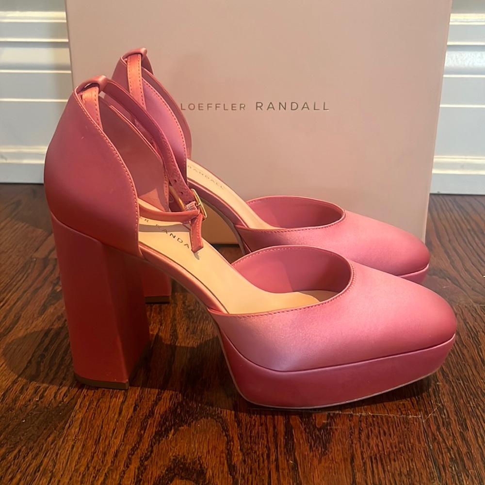 Loeffler Randall Satin Platform Pumps
